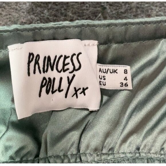 Princess Polly Silky Sweetheart Mini Slip Dress Y2K Croquette Coastal Baddie 4 S - Picture 12 of 13